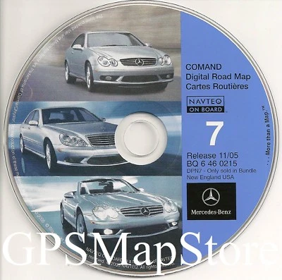 2003 2004 Mercedes Benz SL600 SL500 SL55 AMG Navigation CD #7 New England Region - Image 1 of 2