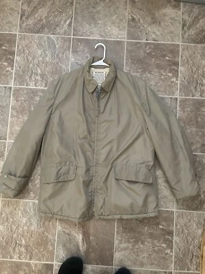 Chaqueta de nailon vintage años 50 60 McGregor lavado y desgaste forrada con cremallera completa talla 44 Foto 1 de 4