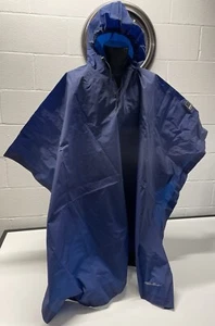 Eddie Bauer ADULT PVC HOODED RAIN PONCHO 52” Drawstring Hooded - Picture 1 of 11