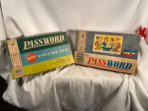 Milton Bradley Company Password Game #4260 1962 Rare Edition & New Volume Ten Ed - Bild 1 von 17