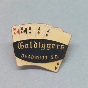 Goldiggers Deadwood South Dakota Pin Lapel Enamel Collectible - Picture 1 of 3