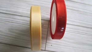 1/2" single faced polyester ribbon by the yard - Picture 1 of 28