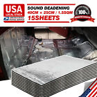 Car Heat Shield Insulation Sound Deadener Noise Proofing Block Mat 0.39Inch