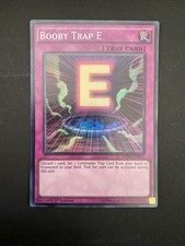 YU-GI-OH CARD: BOOBY TRAP E - SUPER RARE - WIRA-EN013 1ST EDITION