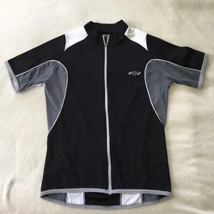 BBB Mens Black And White Cycling Jersey Sz M - Picture 1 of 5