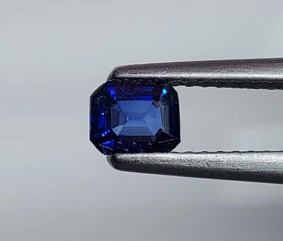 100% натуральный НЕОТАПЛИВАЕМЫЙ синий сапфир 0,46 карата с сертификацией AIG - Изображение 1 из 4