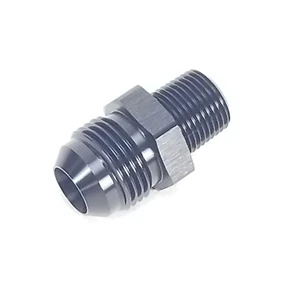 3/8" NPT to -10AN Male Adapter Fitting - Black - WARR Performance 47-0064 - Bild 1 von 3