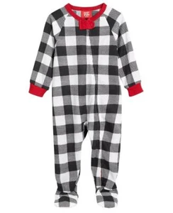 Family PJs Baby Unisex Urlaub Weihnachten Büffel Karo Fuß Pyjama Größe 24M - Bild 1 von 1