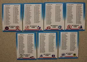 1987 Fleer Checklist Subset - Picture 1 of 2