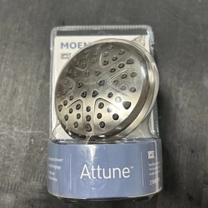 Cabezal de ducha fijo Moen Attune 8 spray 4 pulgadas níquel cepillado 218W0SRN - Imagen 1 de 1