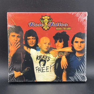 Rose Tattoo "Never Too Loud" (1997 2CD) Still Sealed German Import Foto 1 de 4