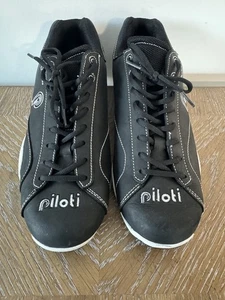 PILOTI Prototipo GT Black Leather Driving Shoes - Men’s US 12 - UK 11.5 - EU46.5 - Picture 1 of 15