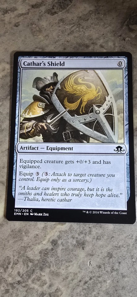 Cathar's Shield Eldritch Moon Regular Artifact Equipment Common MTG NM  - Image 1 of 1