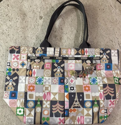 Disney LeSportsac It’s A Small World Global Journey Large Tote Bag - Image 1 of 4