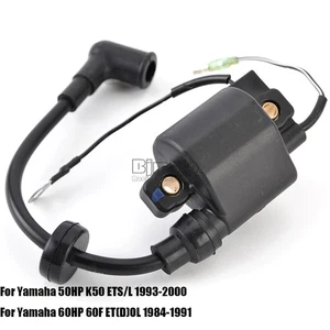 Ignition Coil Assy For Yamaha 70HP 70B ET(D/M)OL 1985-1989 1990 1991 Outboard - Imagen 1 de 10