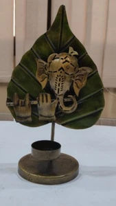 Tealight Candle Holder Lord Pan Ganesh for Home Decor/Showpiece Figure Decor Set - Picture 1 of 3