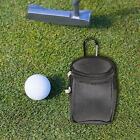 Golf Ball Pouch Practical Holds Two Balls Durable Belt Waist