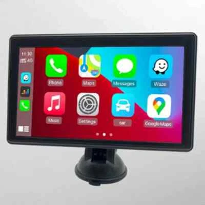 Car MP5 Player Touch Screen Monitor For Carplay Android Auto Portable 7in BT FM - Image 1 of 4