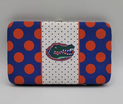 Florida Gators Women's Clutch Wallet - Multi Compartment with Coin and ID Holder Cover