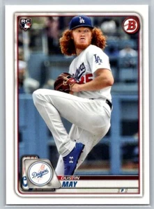 2020 Bowman #38 Dustin May Los Angeles Dodgers - Bild 1 von 2
