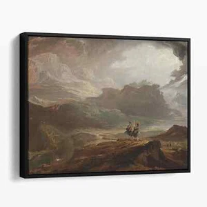 Macbeth by John Martin Paintings Canvas Wall Art Print - Photo 1/7