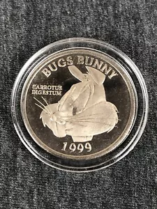 1999 Bugs Bunny WB Warner Bros. Studio Store Münze - Vintage - Looney Tunes - sehr guter Zustand - Bild 1 von 3