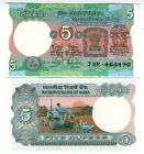 **INDIA 5 rupees 1985 p-80p UNC**