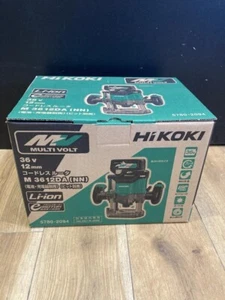 Hitachi HiKOKI Cordless Router M3612DA(NN) Color Green Main Unit Only Beautiful - Picture 1 of 9