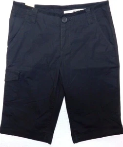 DKNY shorts size 2 black stretch shorts NEW (de98) - Picture 1 of 6