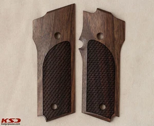 KSD Brand SW Mod 59 Compatible Walnut Grips Dragon Skin - Picture 1 of 1