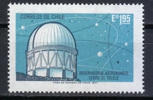 Chile 1971 MNH Mi 765 Sc 412 Observation Dome, Cerro el Tololo Observatory ** - Picture 1 of 1