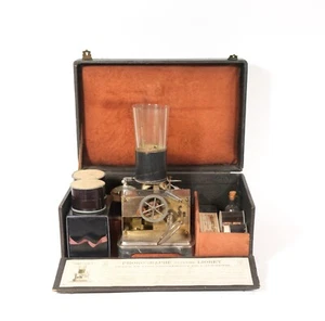 1896 Lioretograph No. 2 Cylinder Phonograph w/Original Case & 8 Lioret Cylinders - Picture 1 of 24