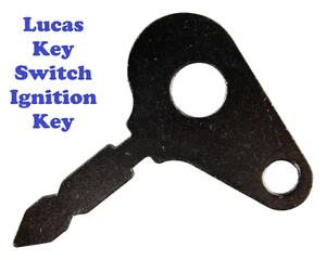 Lucas Ignition Key Switch Tractor Digger Plant Forklift JCB Lucas Key LU3 - Picture 1 of 3