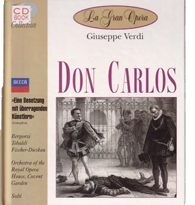 CD Book Don Carlos La Gran Opera Decca Bergonzi Tebaldi Fischer-DiesKau - Imagen 1 de 6