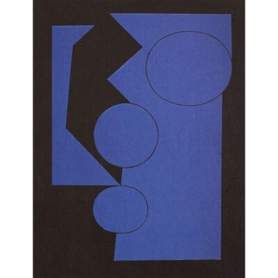 Victor Vasarely Abstrakt Geometrisch Op-Art signiert Siebdruck undatiert - Bild 1 von 4