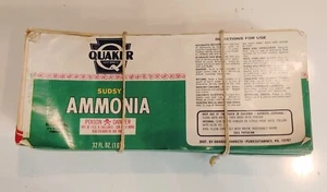 NOS grande lotto etichette originali d'epoca Quaker Ammoniaca Sudsy - Foto 1 di 4