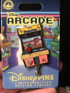 Disney Parks Arcade Game Machine Pinocchio Figaro Geppetto LE Pin New Popculture - Picture 1 of 2