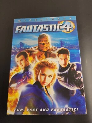Fantastic 4 (DVD, 2009, Widescreen Movie) Jessica Alba Marvel Foto 1 de 4