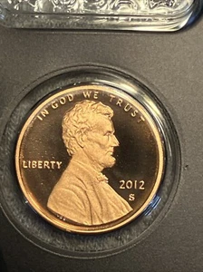 2012-S Proof Lincoln Cent. Gem Proof! - Picture 1 of 1