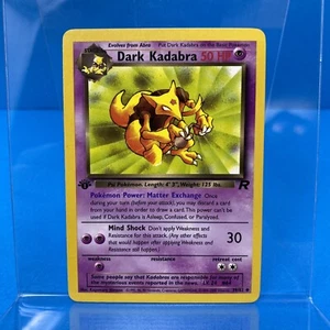 Pokemon 1. Edition Team Rocket Dunkles Kadabra 39/82 LP - Bild 1 von 8