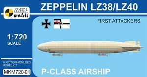 Mark I Models 1/720 Zeppelin P-Class LZ38 / LZ40 First Attackers Modellbausatz - Bild 1 von 4