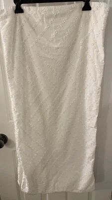 2 fronhas de algodão Trina Turk Teo King brancas em excelente estado usado - Imagem 1 de 4