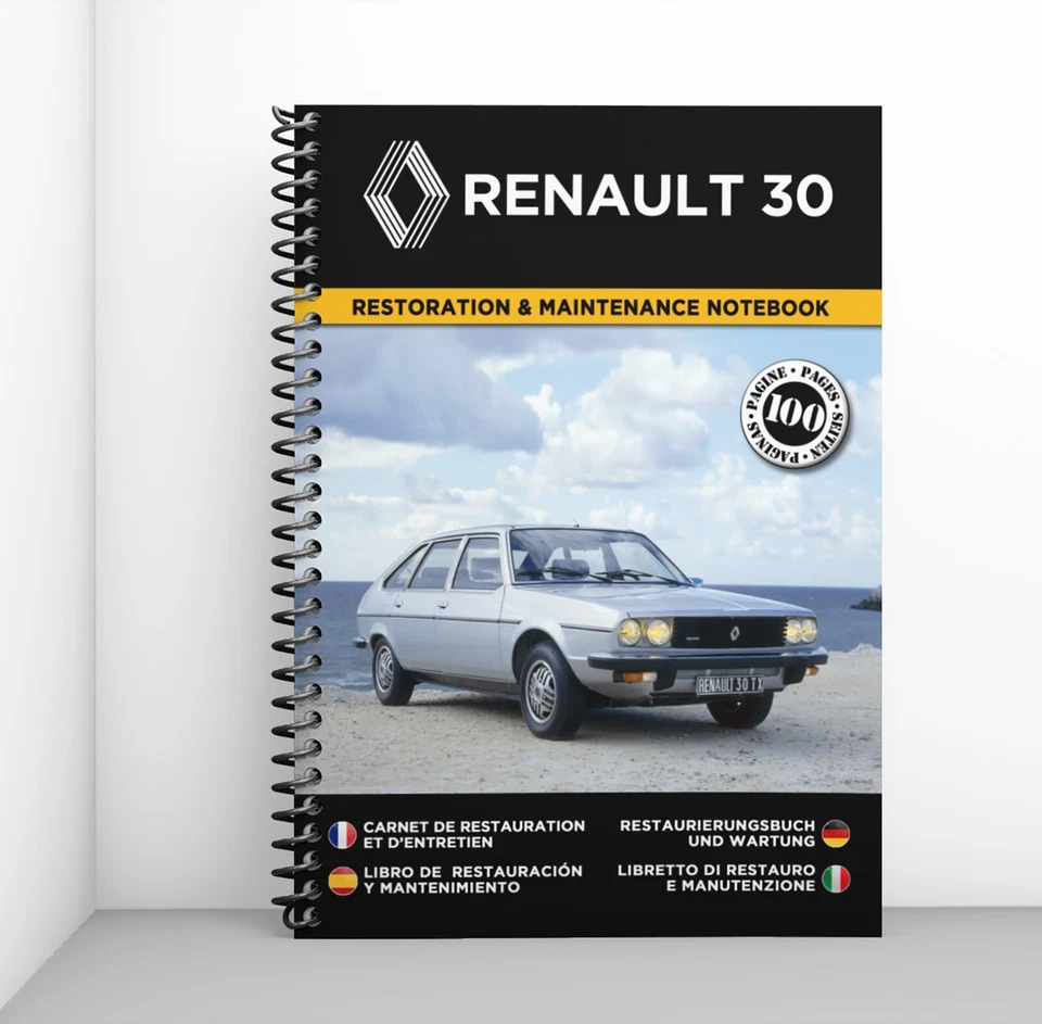 RENAULT 30 : Libretto Di Restauro E Manutenzione - CONSEGNA GRATUITA - Immagine 1 di 4