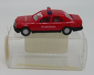 A Micro WIKING Ho 1/87 Mercedes Benz 260 E Feuerwehr Fire Fuoco #16600 IN Box - Immagine 1 di 4