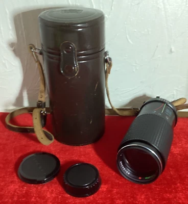 80-200mm f/4 Zoom Telephoto Lens with Cap & Case Tokina RMC Minolta Mount VTG - Image 1 of 4