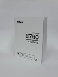Nikon D750 Manuale Istruzioni Proprietario D750 Libro NUOVO - Foto 1 di 1