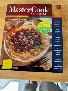 Mastercook Deluxe 5.0 PC CD imparare a cucinare libro ricette pasti liste della spesa strumento - Foto 1 di 2