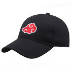 Anime Naruto Akatsuki Logo Red Cloud Black Cotton Hat Baseball Cap
