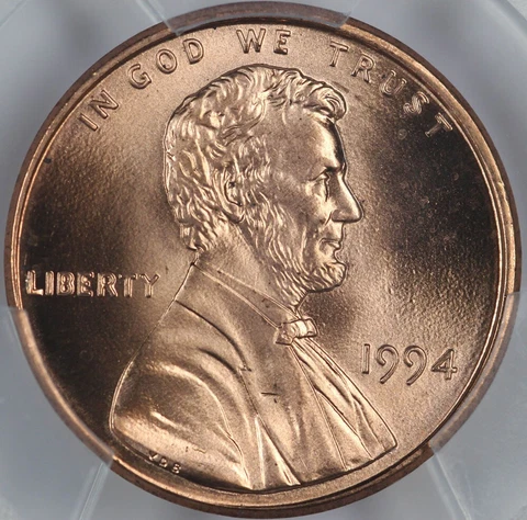 1994 PCGS MS67RD Lincoln Cent 45947202 Cover