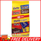 M&M'S Lovers Chocolate Candy Fun Size Variety Assorted Mix Bag, 30.35oz 55 Pcs